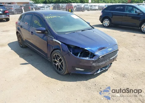 2017 Ford Focus Sel из США, поврежденный, VIN 1FADP3M27HL347139